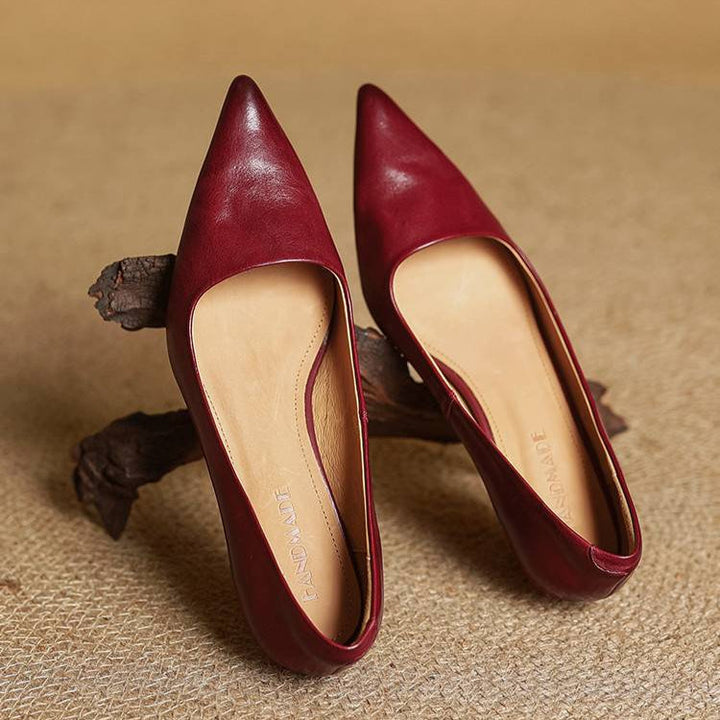 Serelina - Décolleté eleganti a punta con tacco kitten
