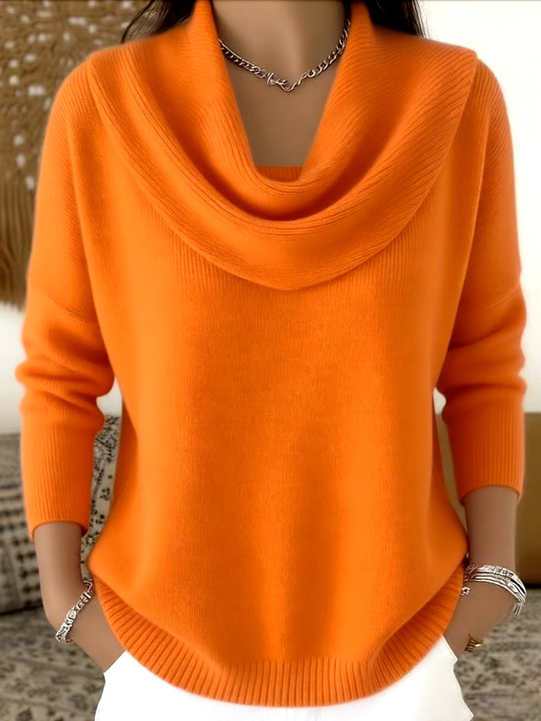Mirelia - Maglione con collo ad anello