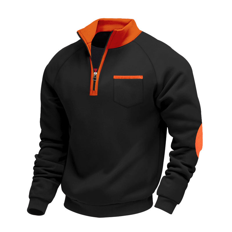 Ivervane - Maglione a mezza zip morbido al tatto