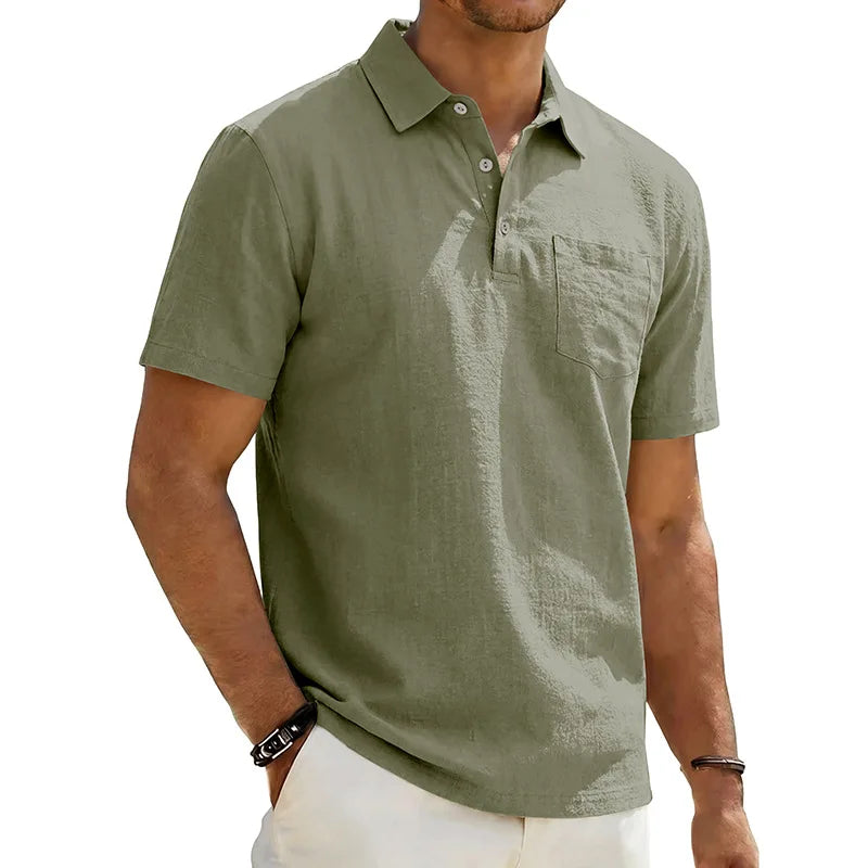 Grafton - Polo a maniche corte testurizzata