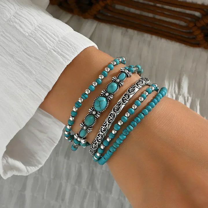 Veranisse - Set di bracciali boho-chic eleganti