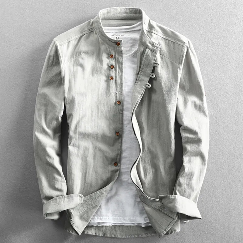 Berkley - Camicia premium in misto lino