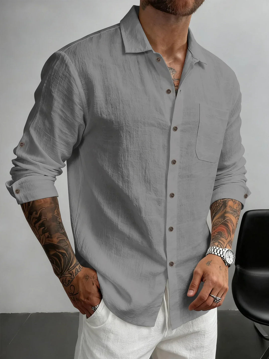 Clayton - Camicia estiva traspirante