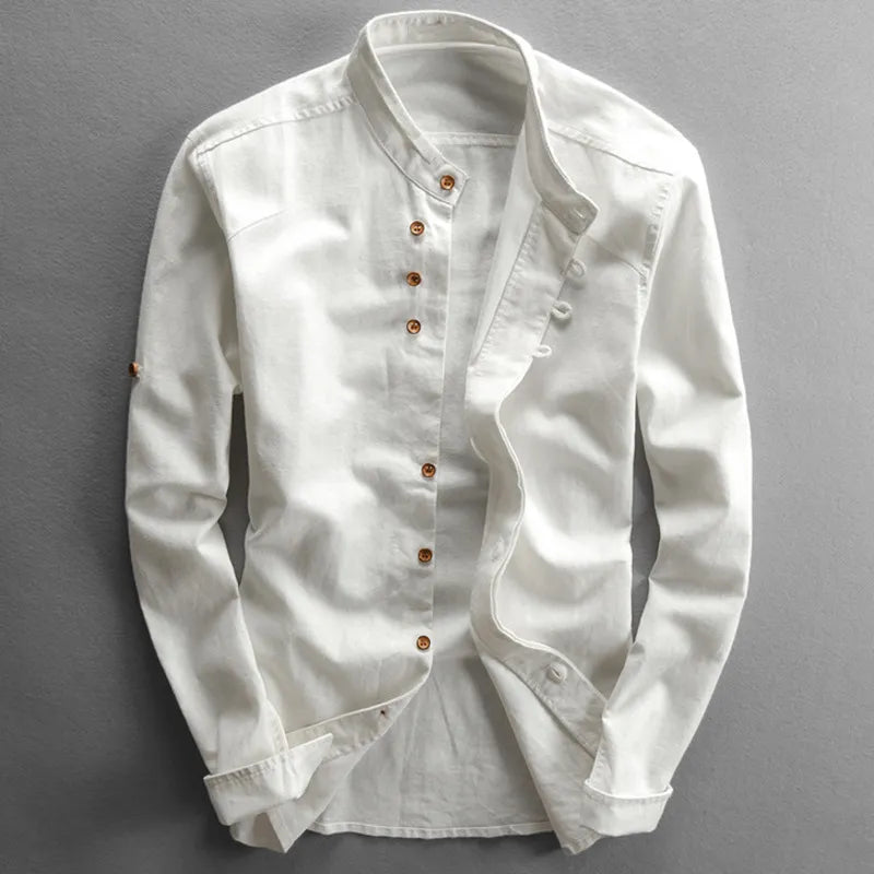 Berkley - Camicia premium in misto lino