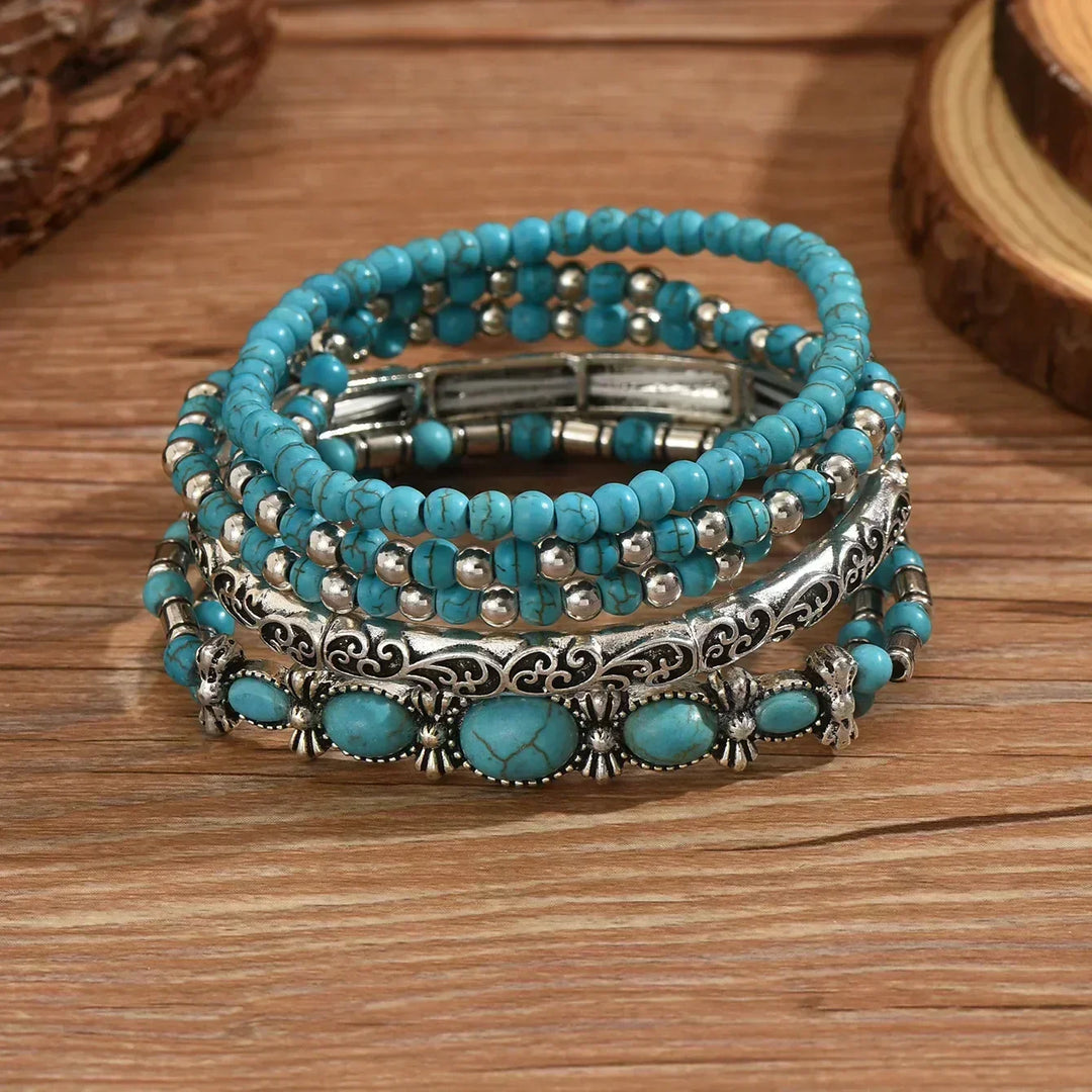 Veranisse - Set di bracciali boho-chic eleganti