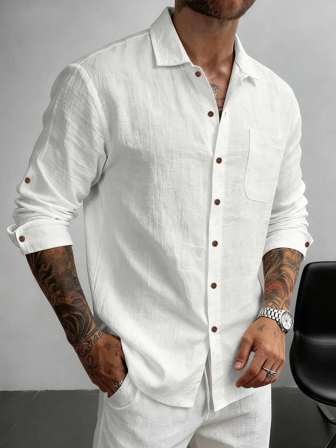 Clayton - Camicia estiva traspirante