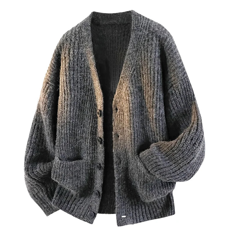 Galienne - Cardigan oversize con scollo a V e tocco morbido