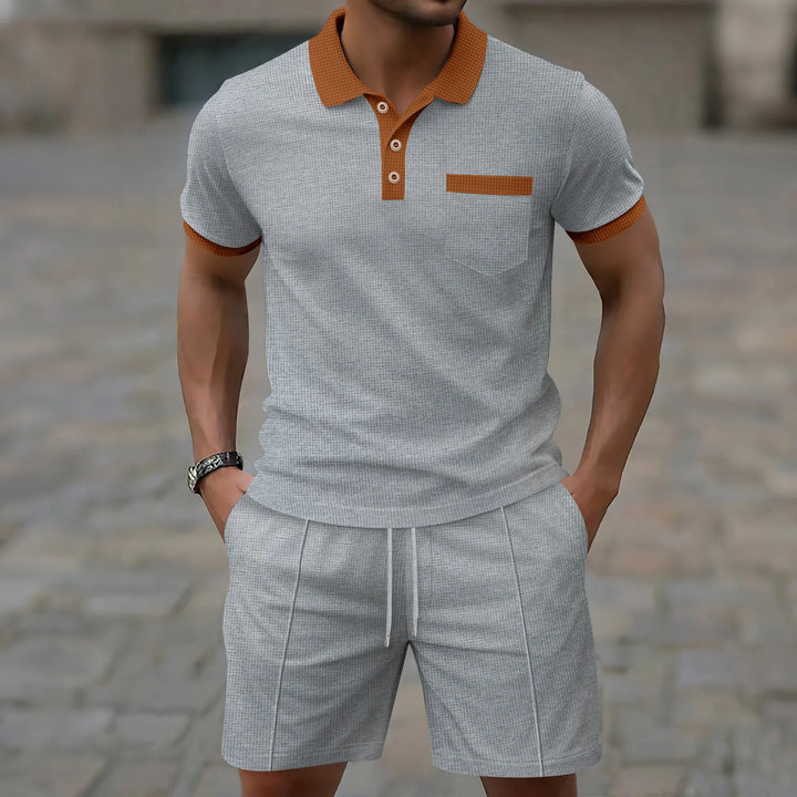 Huxford - Coordinato con polo effetto morbido al tatto