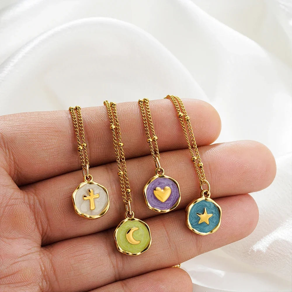 Brisalyn - Collana delicata con charm