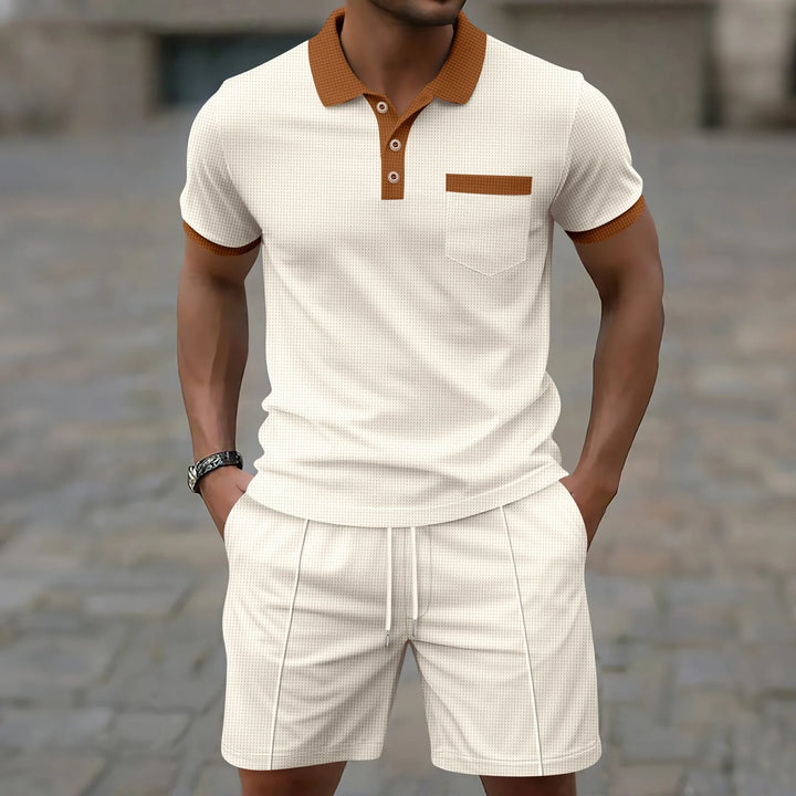 Huxford - Coordinato con polo effetto morbido al tatto