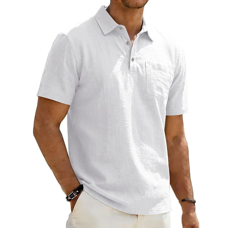 Grafton - Polo a maniche corte testurizzata