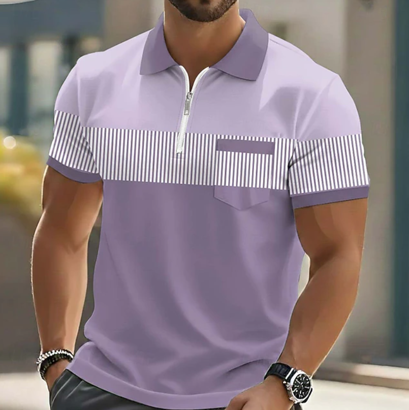 Bexford - Polo con zip e mano morbida