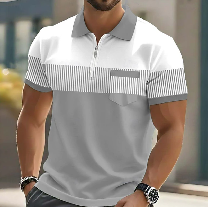 Bexford - Polo con zip e mano morbida