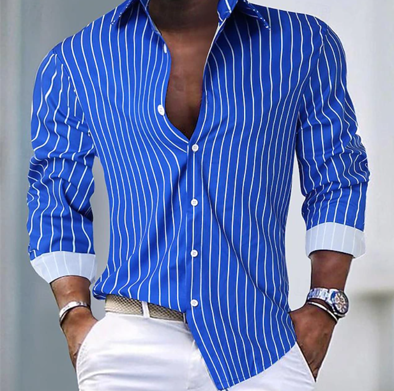 Eastham - Camicia a righe dal tocco morbido