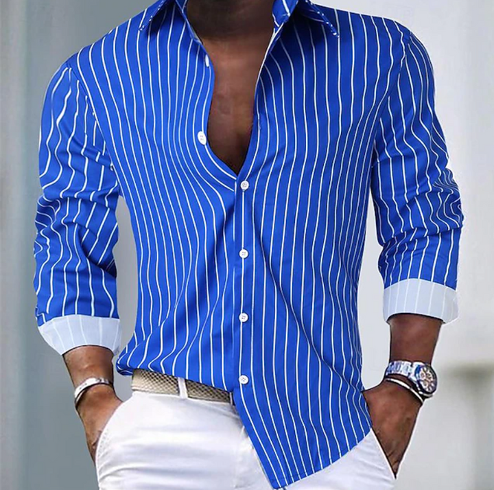 Eastham - Camicia a righe dal tocco morbido