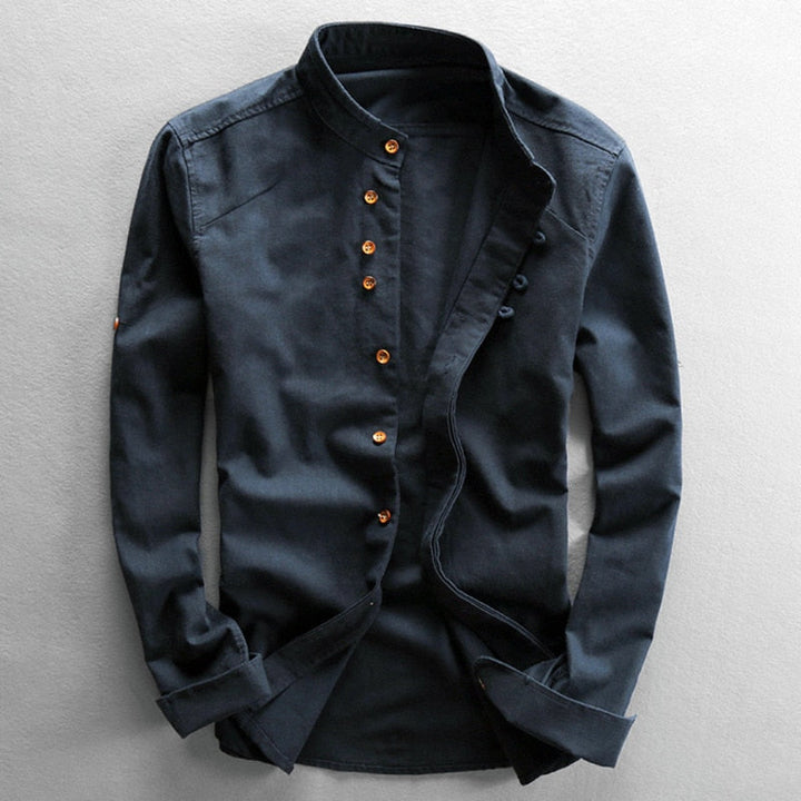 Berkley - Camicia premium in misto lino
