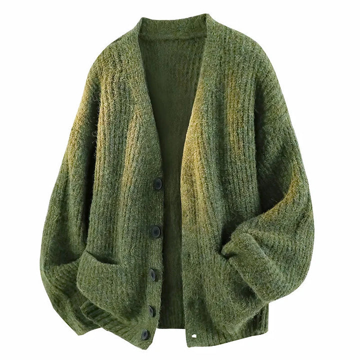 Galienne - Cardigan oversize con scollo a V e tocco morbido