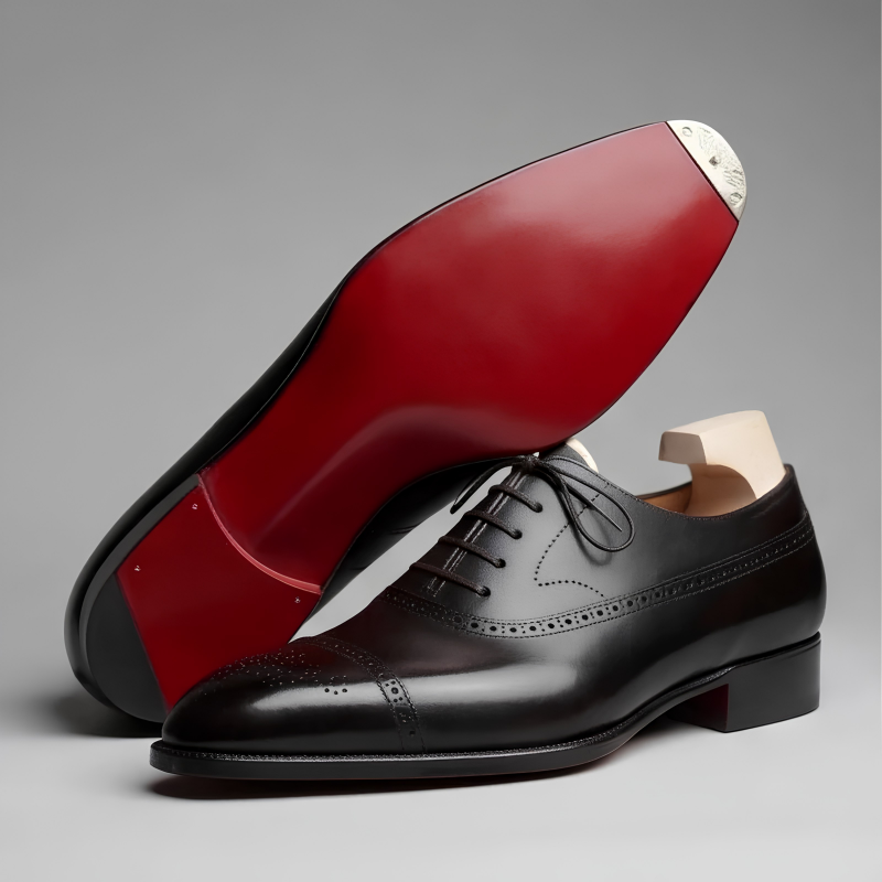 Arvid - Scarpe Oxford premium a punta squadrata