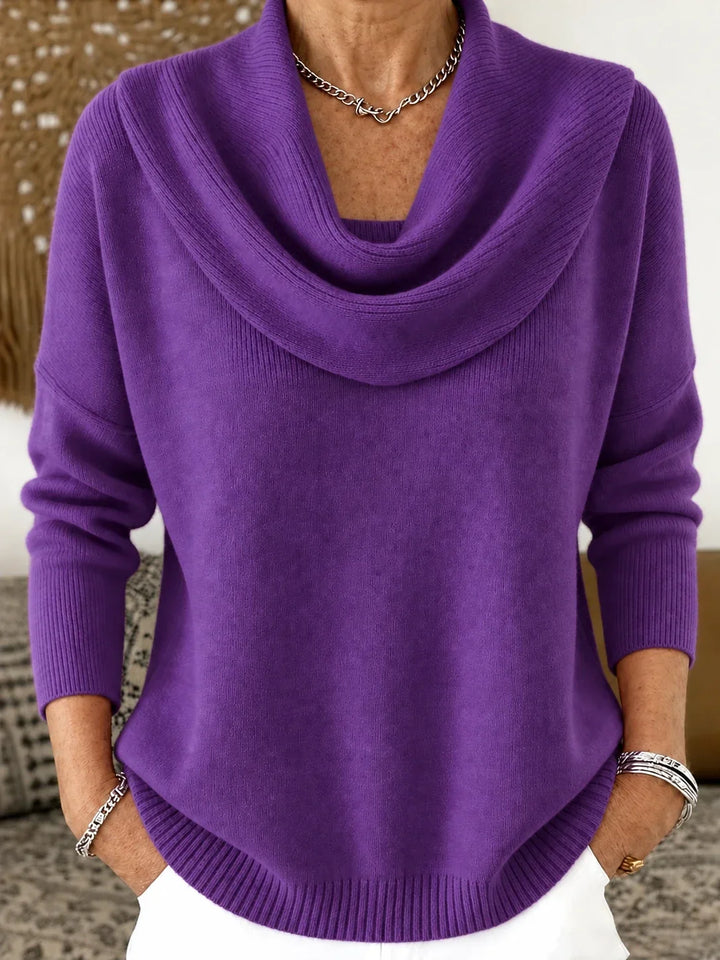 Esti - Maglione con collo ad anello morbido al tatto