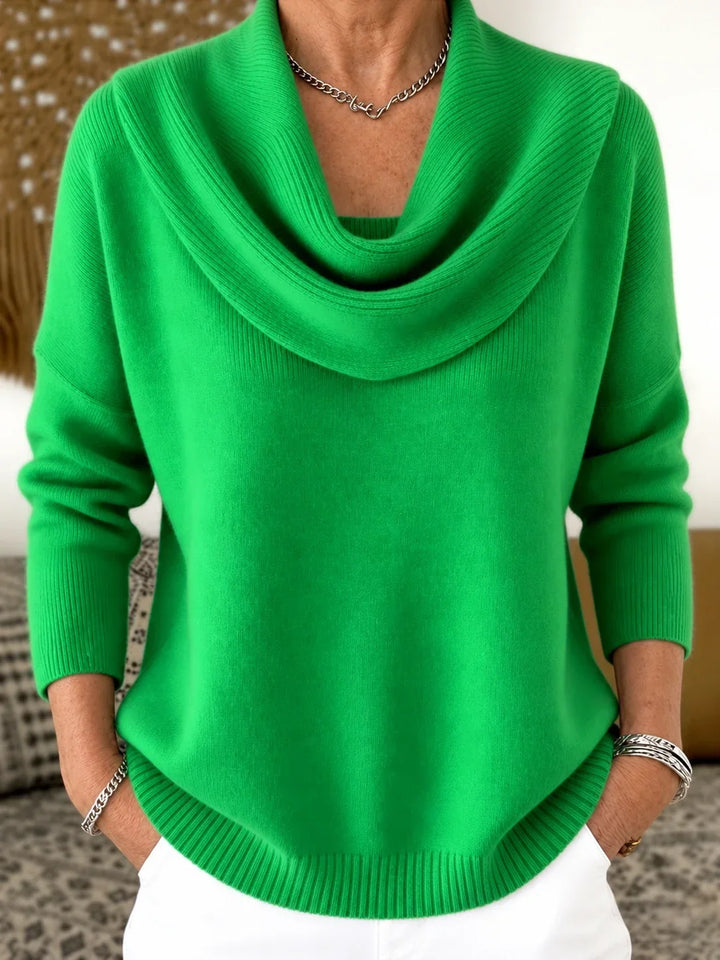 Esti - Maglione con collo ad anello morbido al tatto