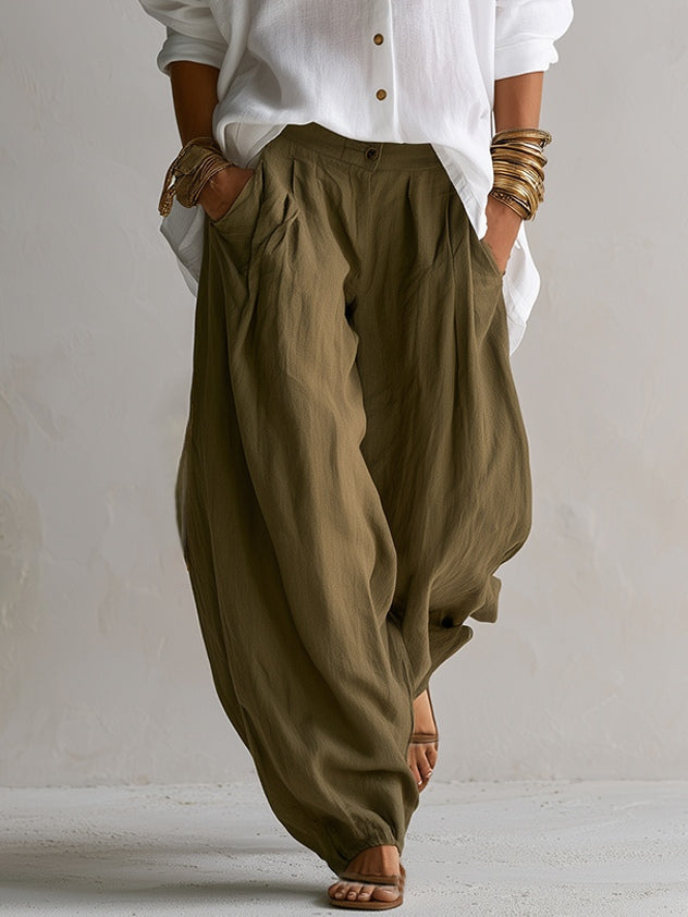 Coravelle - Coordinato camicia scultorea e pantaloni a palloncino