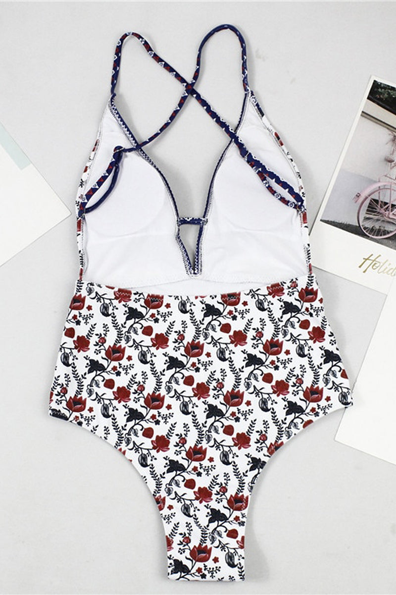 Sereina - Costume da bagno intero modellante con scollo a V