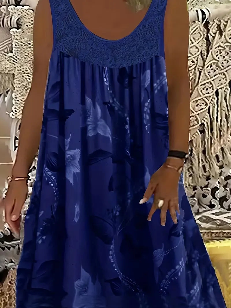 Ariadne - Abito elegante a stampa floreale