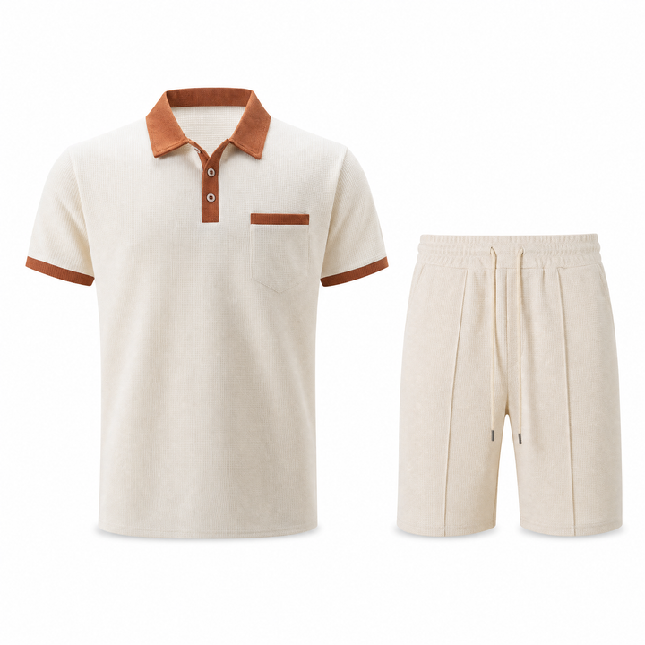 Huxford - Coordinato con polo effetto morbido al tatto