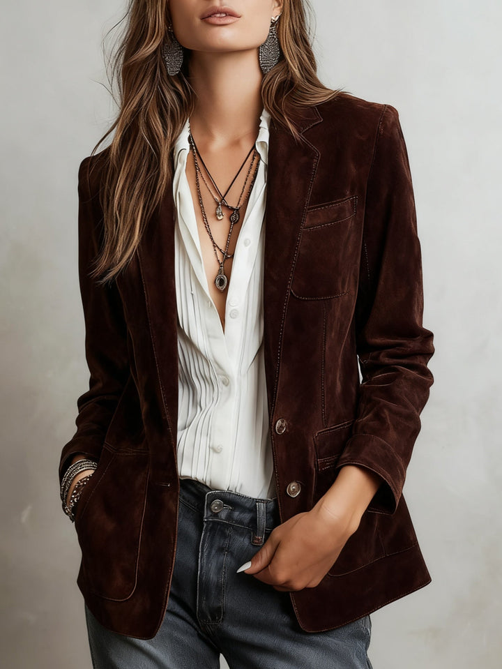 Mirevalle - Blazer su misura in velluto vintage