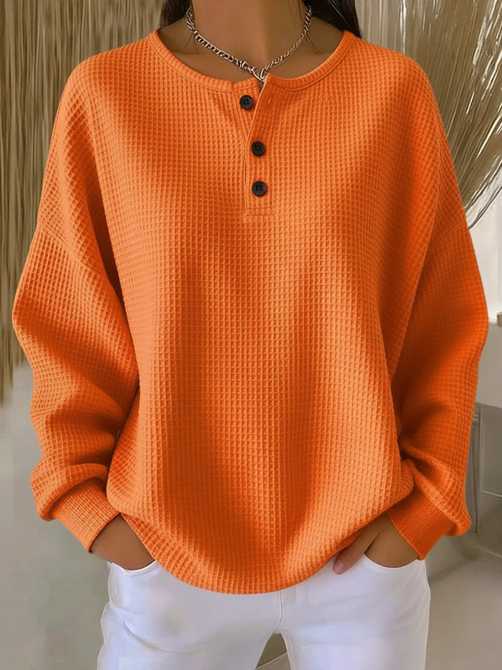 Carabelle - Felpa Henley testurizzata