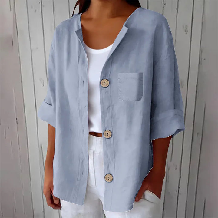 Azelia - Camicia estiva a vestibilità ampia dal tocco morbido