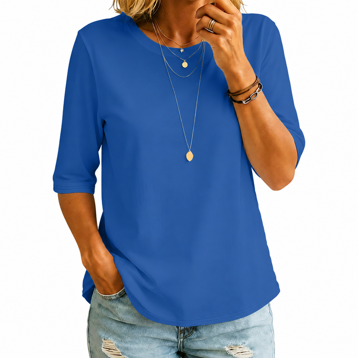 Isara - T-shirt a maniche tre quarti dal tocco morbido