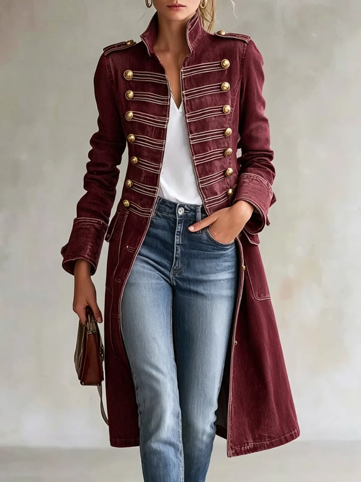 Carisanne - Cappotto militare lungo pesante