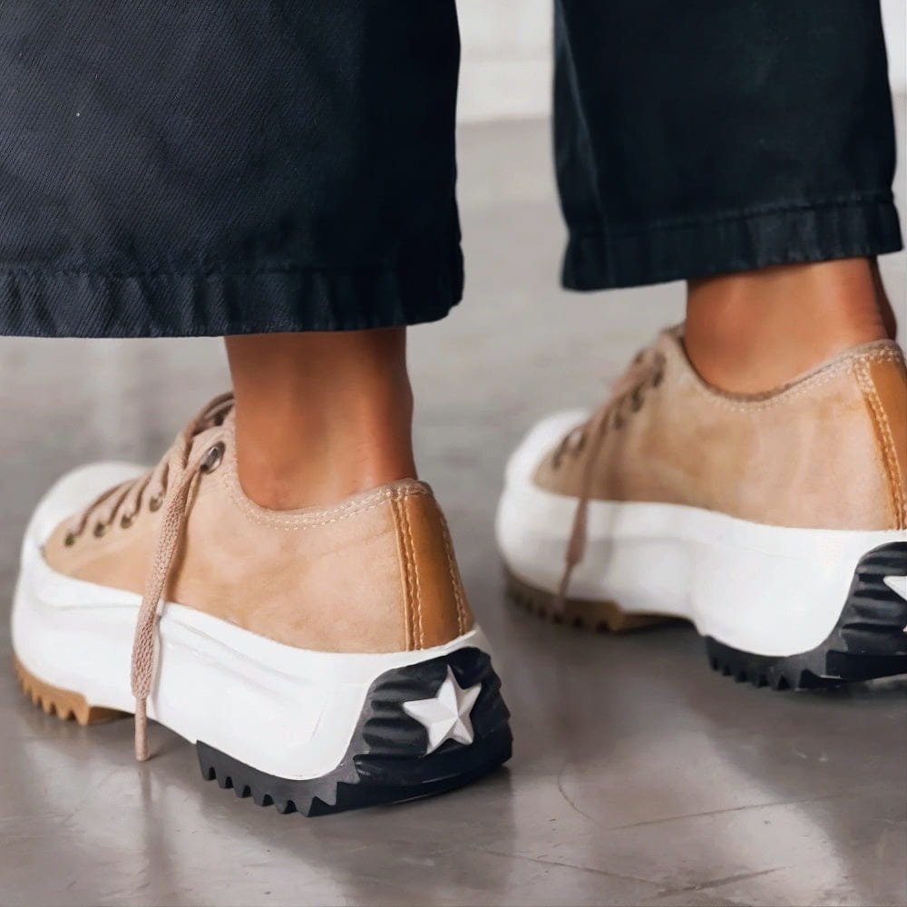 Viveca - Sneakers platform imbottite con lacci