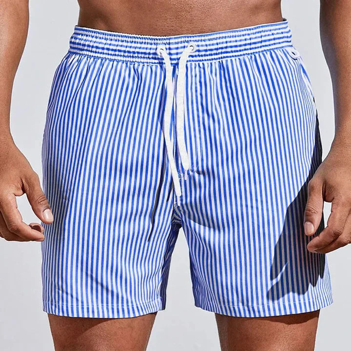 Jarrow - Pantaloncini da surf a righe ad asciugatura rapida