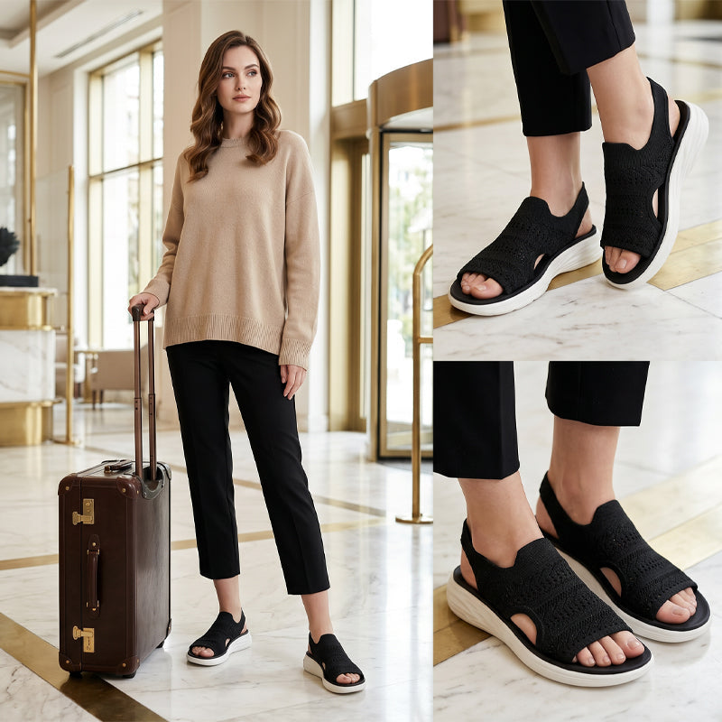 Aerin - Sandali con plateau imbottiti