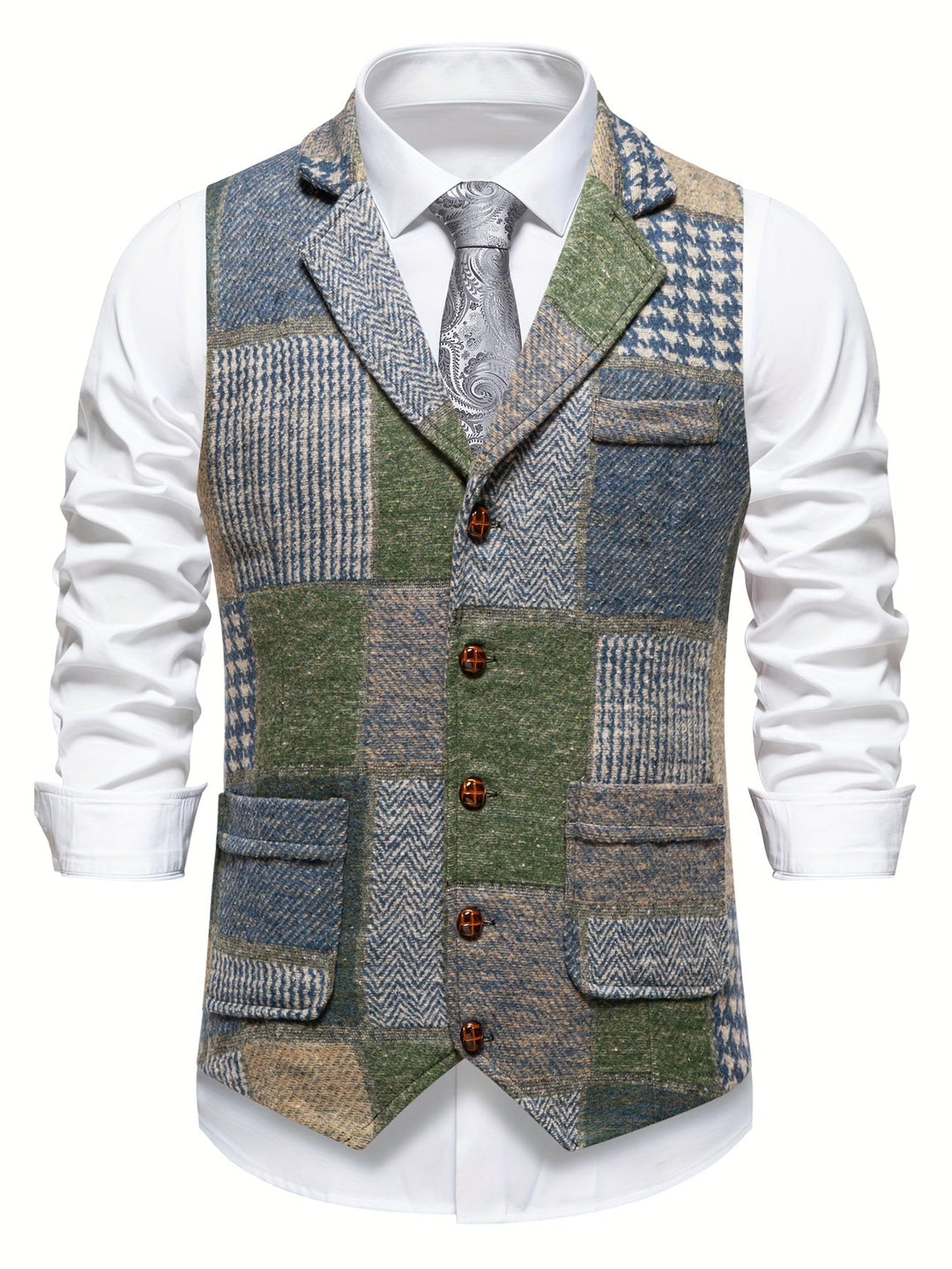 Ellis - Gilet a spina di pesce