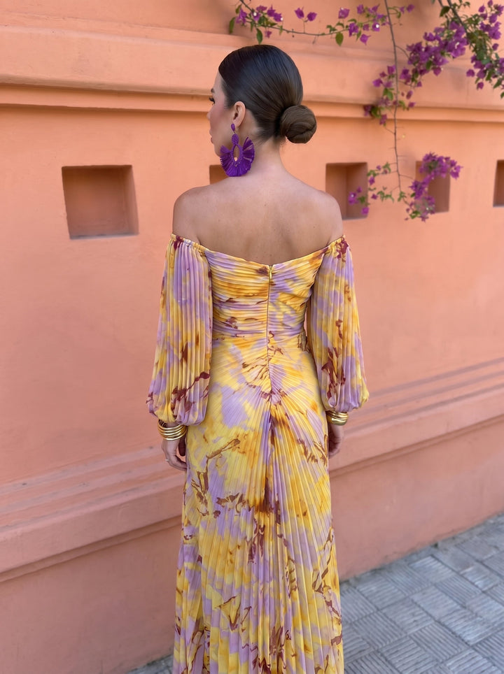 Arienne - Abito maxi fluido floreale