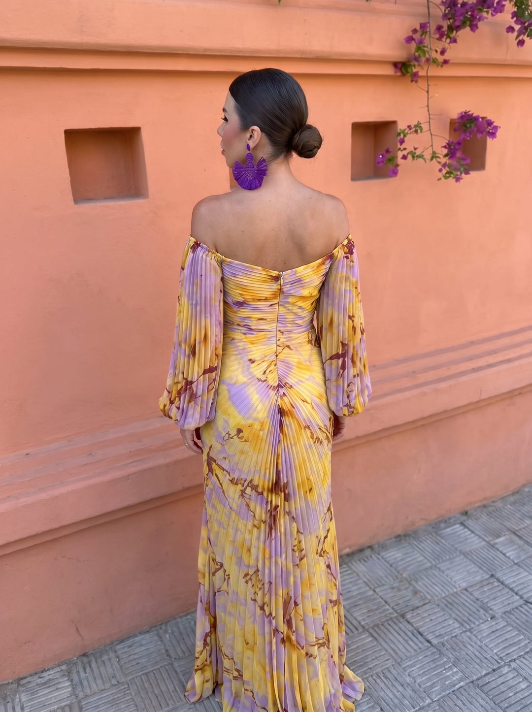 Arienne - Abito maxi fluido floreale