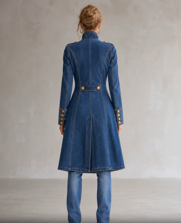 Carisanne - Cappotto militare lungo pesante