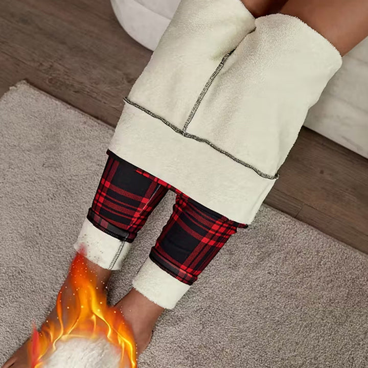 Estelyn - Leggings stretch a quadri classici