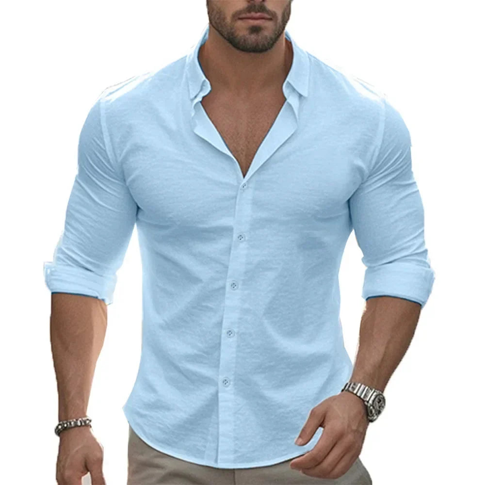 Harcroft - Camicia leggera in lino