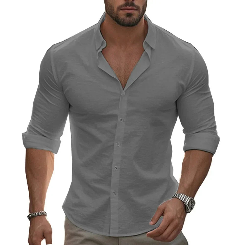 Harcroft - Camicia leggera in lino