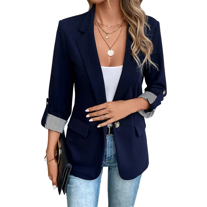 Neravelle - Blazer sartoriale con maniche arrotolate