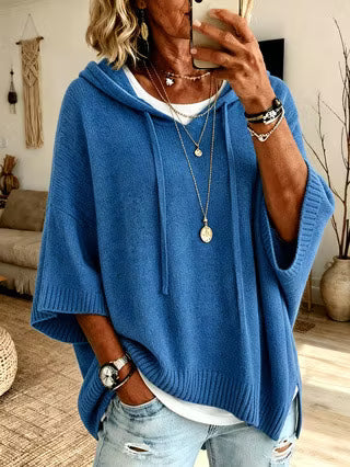 Zoralisse - Maglione con cappuccio oversize e confortevole