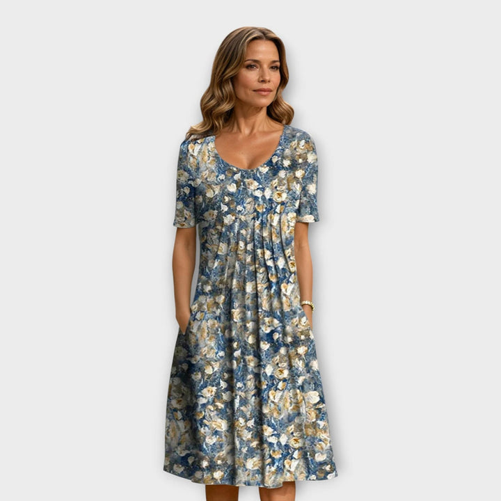 Ailith - Abito drappeggiato soft touch