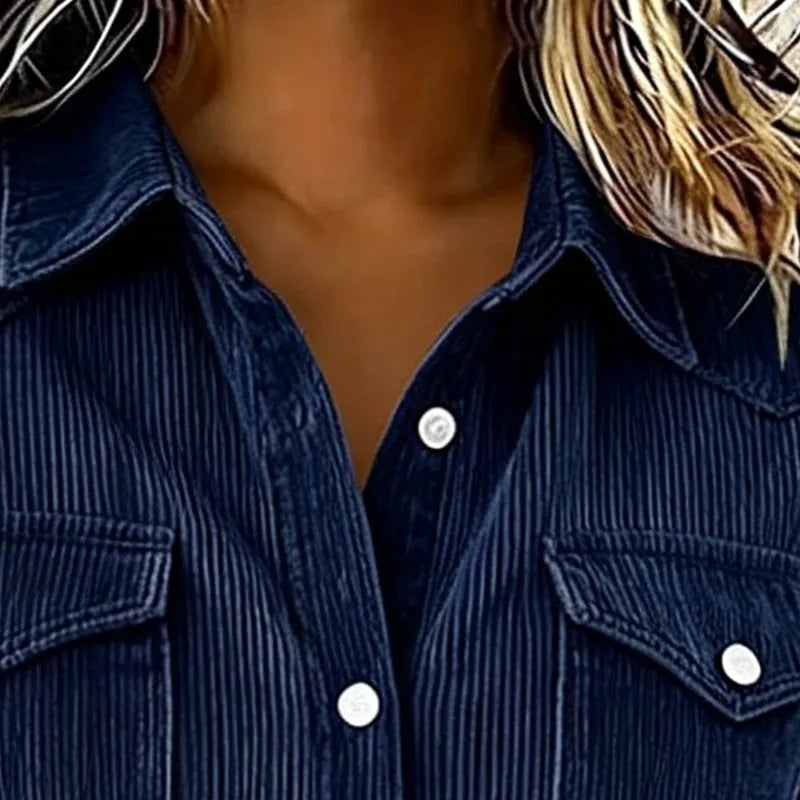 Loredana - Camicia a bottoni dalla mano morbida