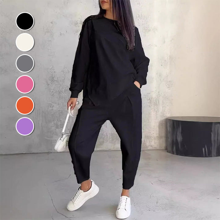 Eulavie - Coordinato loungewear oversize dal tocco morbido