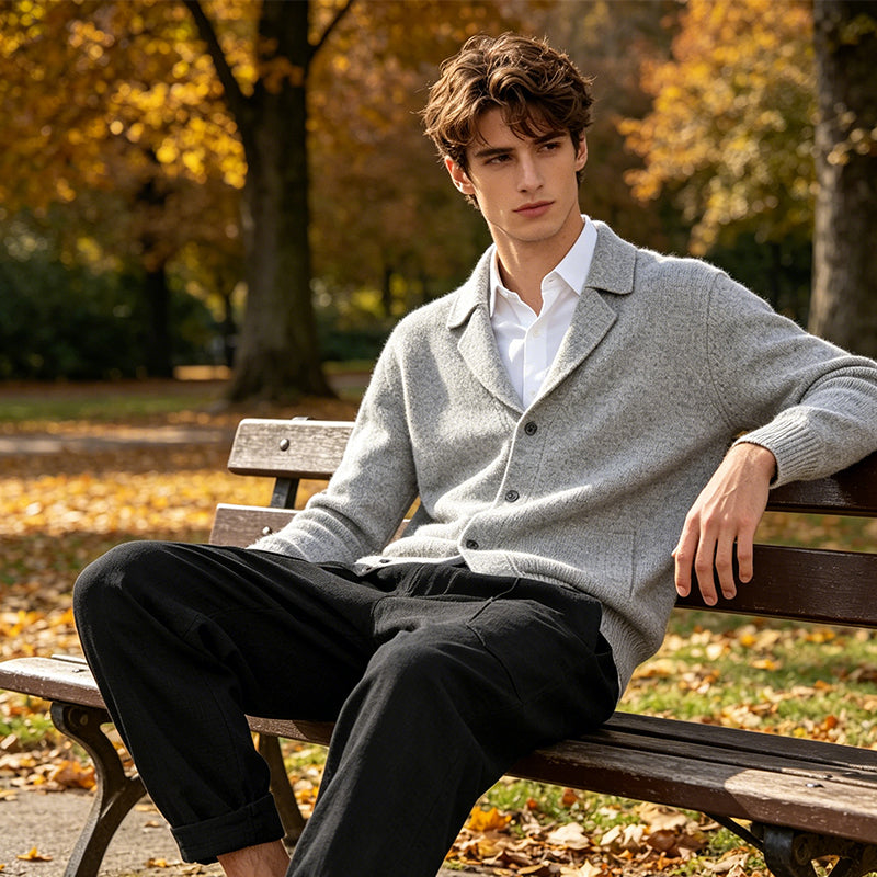 Halston - Pantaloni in misto lino dal fit rilassato