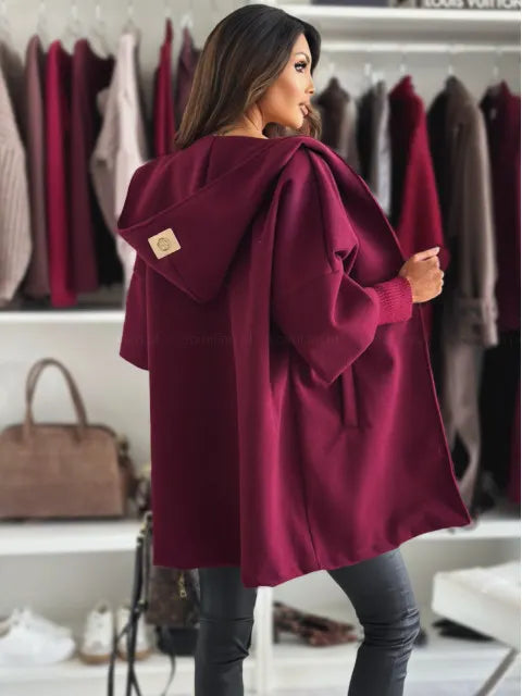 Esteliane - Cardigan con spalle scese dal fit rilassato